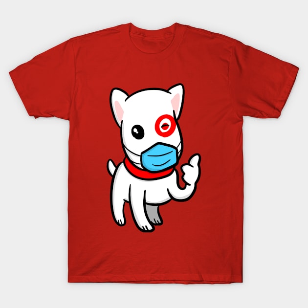 Essential Employee Dog Wearing Mask T-Shirt by Swagazon